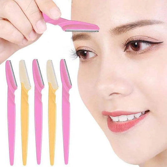 10pcs Dermaplaning Eyebrow Razor – Facial Hair Removal Tool