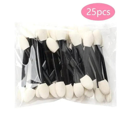 25-Pcs Double-Head Eyeshadow Sponge Applicators Set