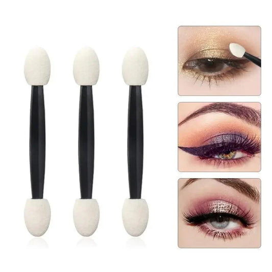 25-Pcs Double-Head Eyeshadow Sponge Applicators Set